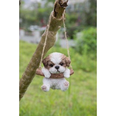 Shihtzu Puppy Hanging - Tricia's Gems