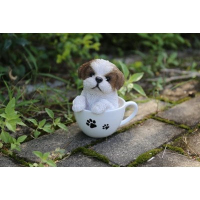 Pet Pals - Teacup Shihtzu Puppy Figurine - Tricia's Gems
