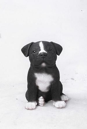 Pet Pals - Staffordshire Pitbull Puppy Figurine - Tricia's Gems