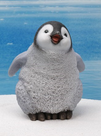 Laughing Baby Penguin Figurine - Tricia's Gems
