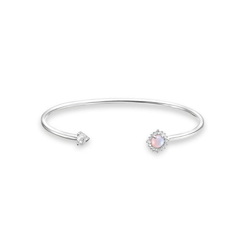 Bangle Arrow Opal-Coloured Stone Shimmering Pink | Thomas Sabo - Tricia's Gems