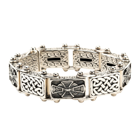 Celtic Cross Silver Bracelet | Keith Jack - Tricia's Gems