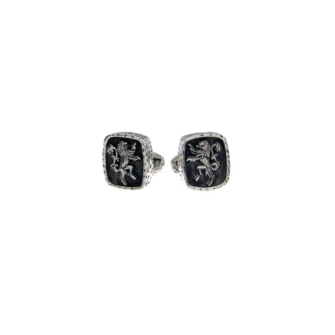 Petrichor by Keith Jack | Wild Souls Collection | Lion Rampant Cuff Links - Tricia's Gems