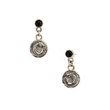Silver Or Silver And Bronze Dragon Coin Earrings | Keith Jack - Tricia's Gems
