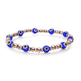 Evil Eye Beads Bracelet | Italgem Steel - Tricia's Gems