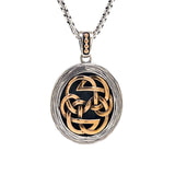 Silver And Bronze Path Of Life Reversible Pendant | Keith Jack - Tricia's Gems