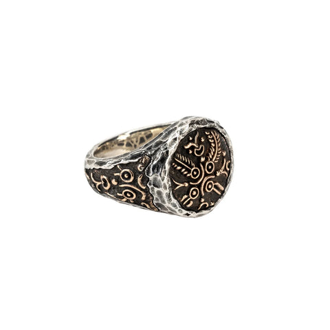 Silver And Bronze Four Virtues Ring | Keith Jack - Tricia's Gems