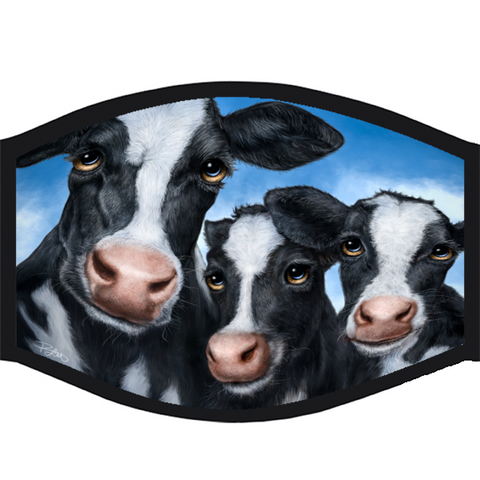 Face Mask - Cows - Tricia's Gems