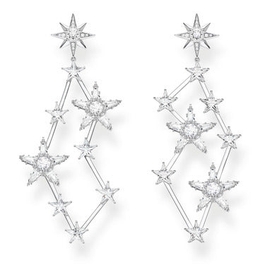 Stars Silver Earrings - Tricia's Gems