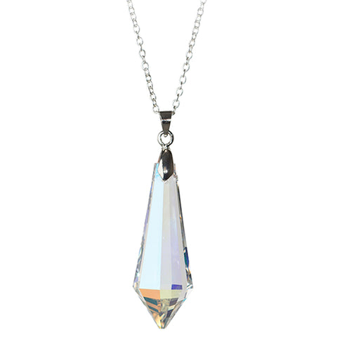 AB Crystal Pendant Necklace - Tricia's Gems