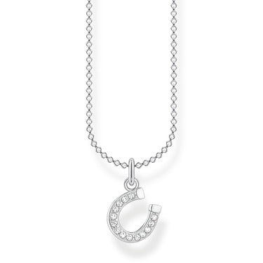 Necklace Horshoe White Stones Silver | Thomas Sabo - Tricia's Gems