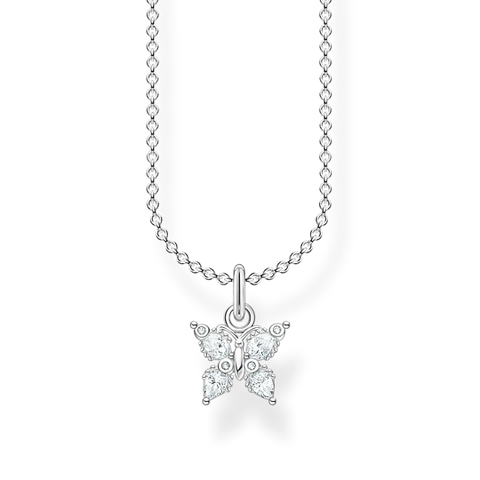 Necklace Butterfly White Stones | Thomas Sabo - Tricia's Gems