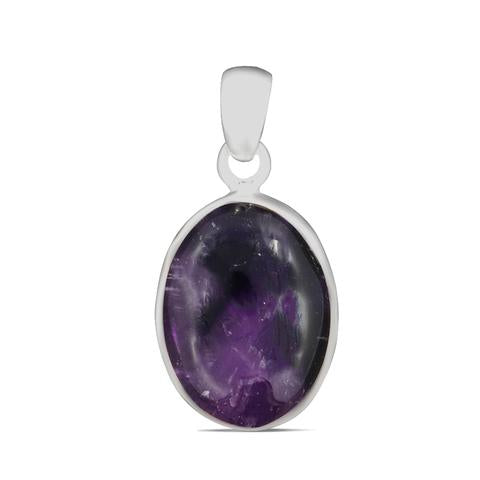 Amethyst 925 Sterling Silver Pendant - Tricia's Gems