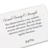 Eternal Beauty Strength Talisman Pendant | Pyrrha - Tricia's Gems