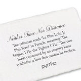 Neither Time Nor Distance Talisman Pendant | Pyrrha - Tricia's Gems