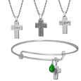 Personalized Petite Cross Jewelry - Tricia's Gems