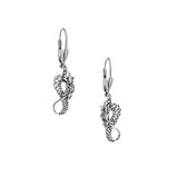 Silver Or Silver And Bronze Dragon Earrings | Keith Jack - Tricia's Gems