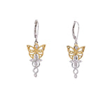 Butterfly Leverback Earrings | Keith Jack - Tricia's Gems
