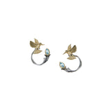 Hummingbird Stud Earrings | Keith Jack - Tricia's Gems