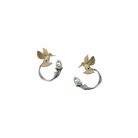 Hummingbird Stud Earrings | Keith Jack - Tricia's Gems