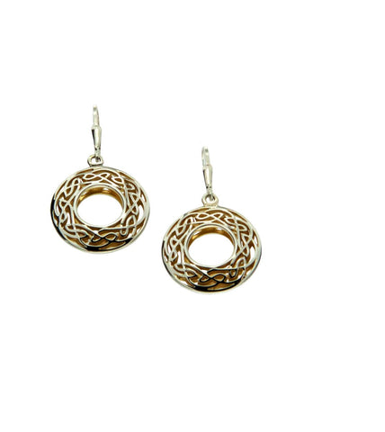 Window to the Soul Round Leverback Earrings - Tricia's Gems