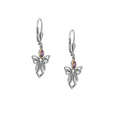 Silver And 10k Gold Guardian Angel Earrings | Keith Jack - Tricia's Gems