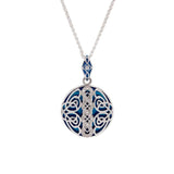 Silver Celtic Knotwork Reversible Pendant | Keith Jack - Tricia's Gems