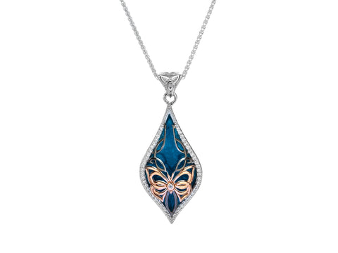 Cocooned Butterfly Small Pendant | Keith Jack - Tricia's Gems