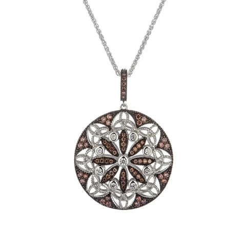 Sterling Silver Night & Day Reversible Pendant | Keith Jack - Tricia's Gems