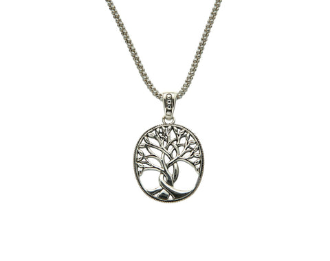 Tree of Life Pendant, Large, SS - Tricia's Gems