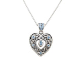 Silver Celtic Heart Pendant Small | Keith Jack - Tricia's Gems