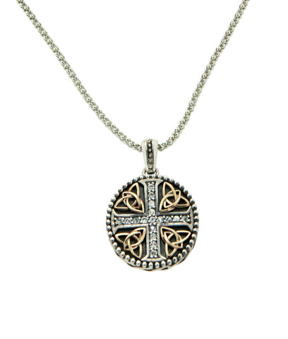 Trinity Cross Oxidized Pendant | Keith Jack - Tricia's Gems
