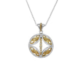 Silver And 10k Gold Bridge Reversible Pendants | Keith Jack - Tricia's Gems