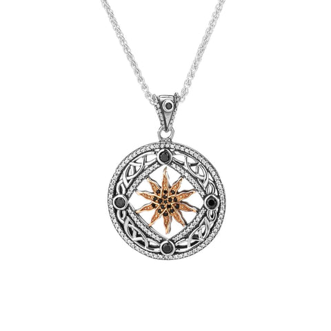 Silver And 10k Rose Gold Freyr Pendant | Keith Jack - Tricia's Gems