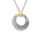 Norse Forge "Comet" Pendant With Gold Bail | Keith Jack - Tricia's Gems