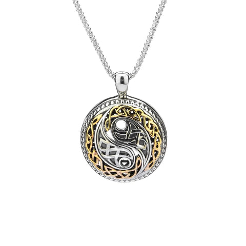 Silver And 10k Gold Harmony Pendant | Keith Jack - Tricia's Gems