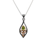 Silver And 10k Gold Guardian Angel Pendant Small | Keith Jack - Tricia's Gems