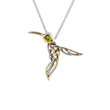 Silver And 10k Gold Hummingbird Pendants | Keith Jack - Tricia's Gems