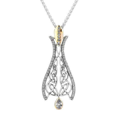 Silver And 10k Gold Dew Drop Gateway Pendant | Keith Jack - Tricia's Gems