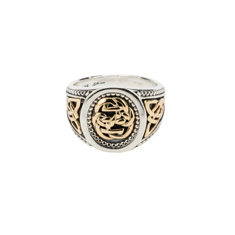 Silver And 10k Gold Path Of Life Ring | Keith Jack - Tricia's Gems