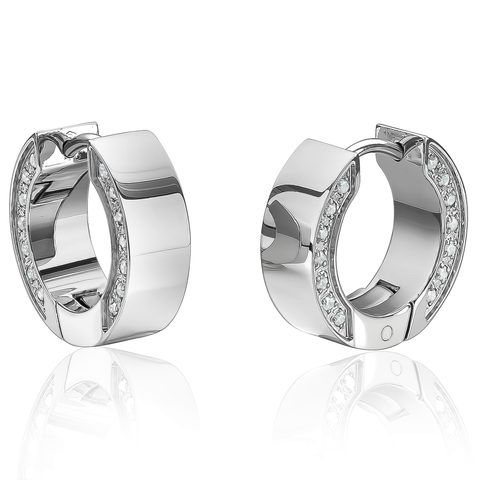 Inside CZ Earrings | Italgem Steel - Tricia's Gems