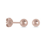 6MM POLISHED BALL EARRINGS | Italgem Steel - Tricia's Gems