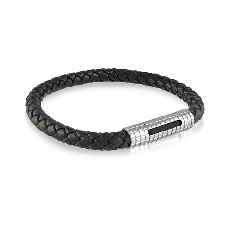 Classica Leather Bracelet | Italgem Steel - Tricia's Gems