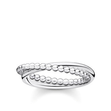 Ring Double Dots Silver | Thomas Sabo - Tricia's Gems