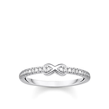 Ring Infinity With White Stones | Thomas Sabo - Tricia's Gems