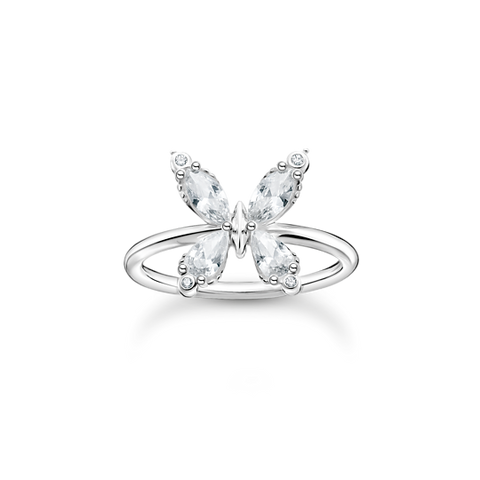 Ring Butterfly White Stones | Thomas Sabo - Tricia's Gems