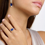 Ring With Blue And White Stones Silver | Thomas Sabo - Tricia's Gems