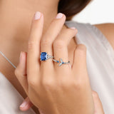 Ring Tail Fin With Blue Stones | Thomas Sabo - Tricia's Gems