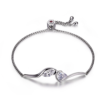 "Toi et Moi" Bracelet | Elle - Tricia's Gems