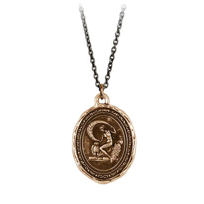 Athena Goddess Talisman Necklace | Pyrrha - Tricia's Gems